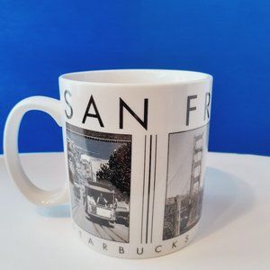 2005 Starbucks San Francisco Coffee Mug City Scenes Series 18 OZ Barista Cup